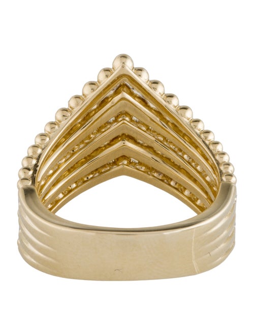 Gabriel & Co. 14K Diamond Bujukan Chevron Ring