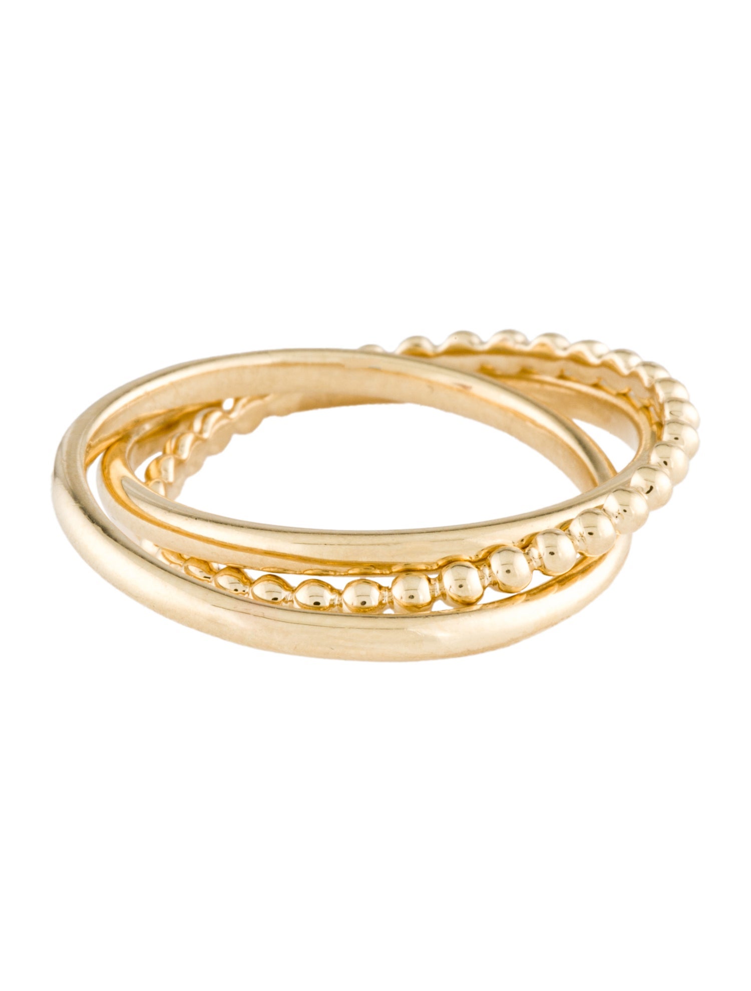 Gabriel & Co. 14K Criss Cross Eternity Ring