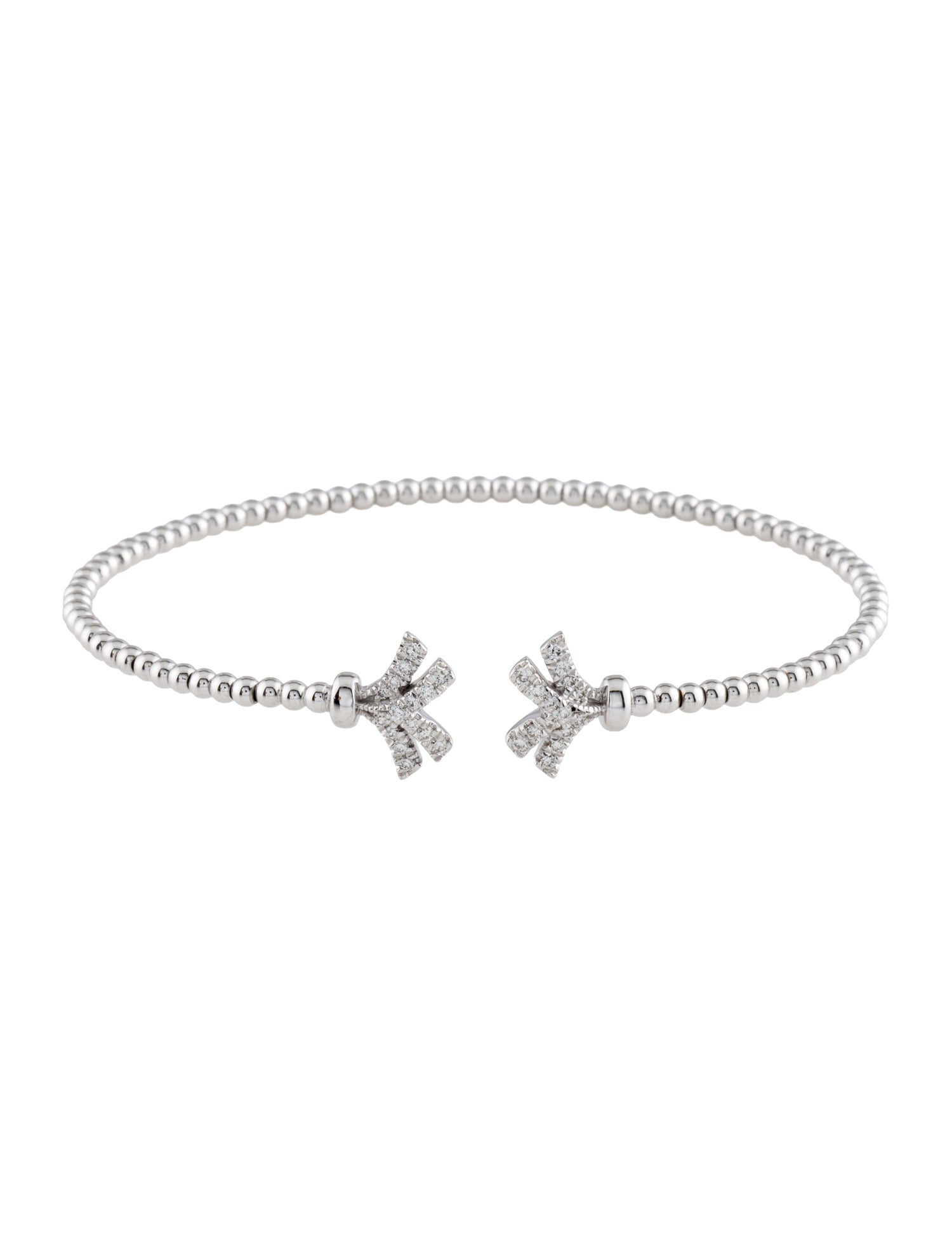 Gabriel & Co. 14K Diamond Bujukan Split Cuff Bracelet