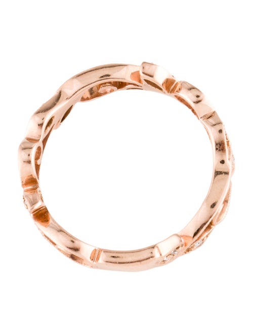 Gabriel & Co. 14K Diamond Scrolling Floral Stackable Band