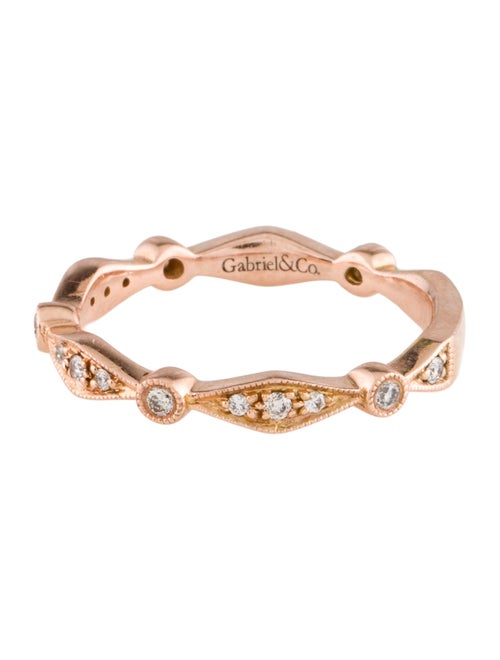 Gabriel & Co. 14K Diamond Band