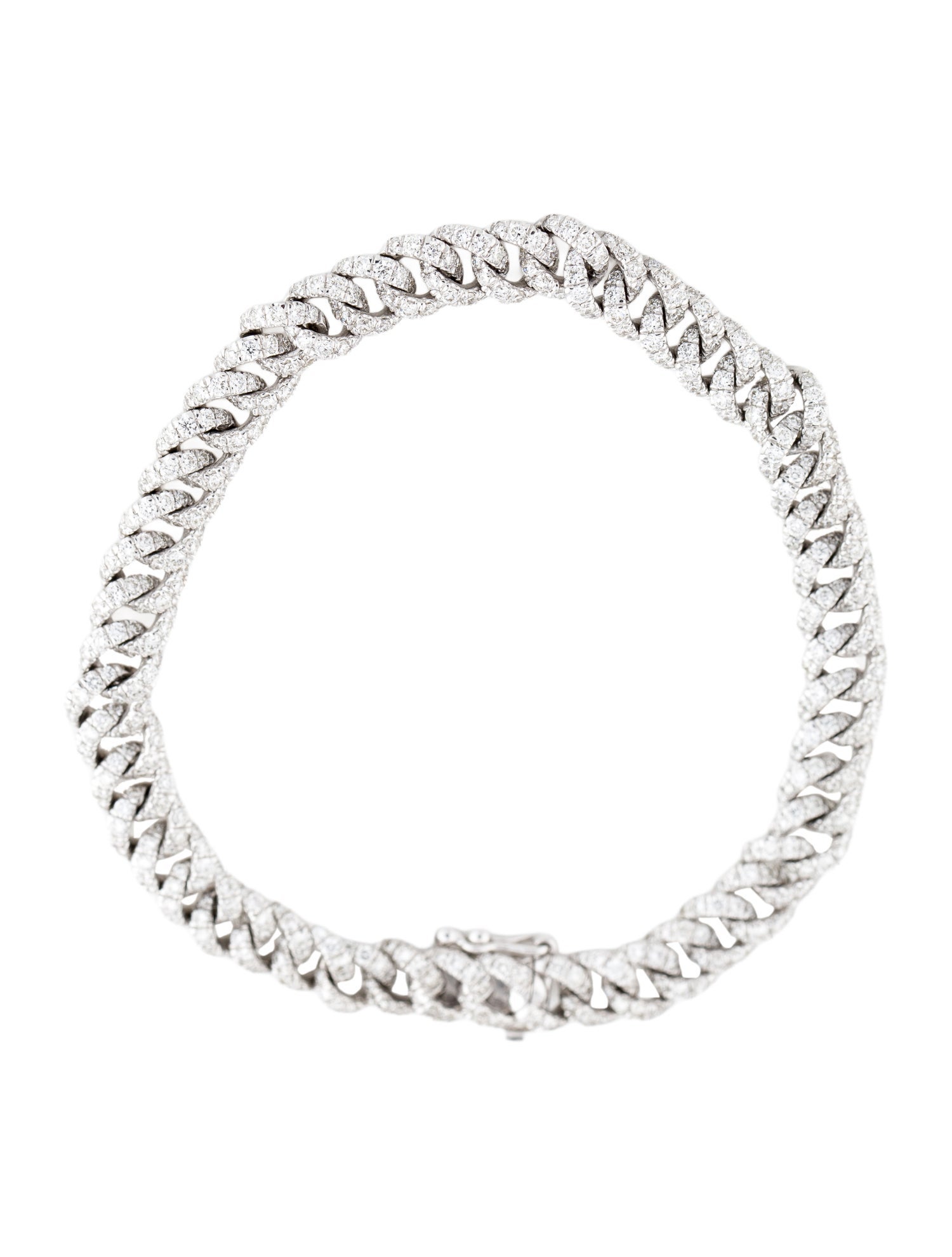 Gabriel & Co. 14K 3.45ctw Diamond Tennis Bracelet
