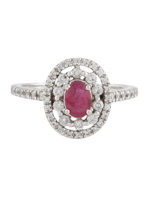 Gabriel & Co. 14K Ruby & Diamond Ring