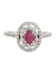 Gabriel & Co. 14K Ruby & Diamond Ring