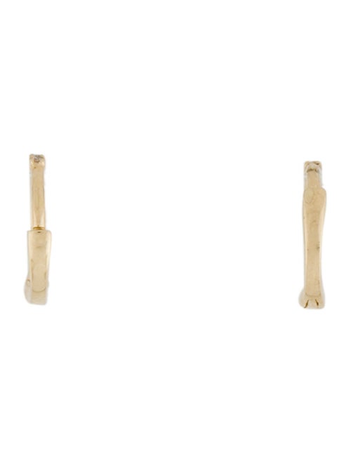 Gabriel & Co. 14K Diamond Huggie Earrings