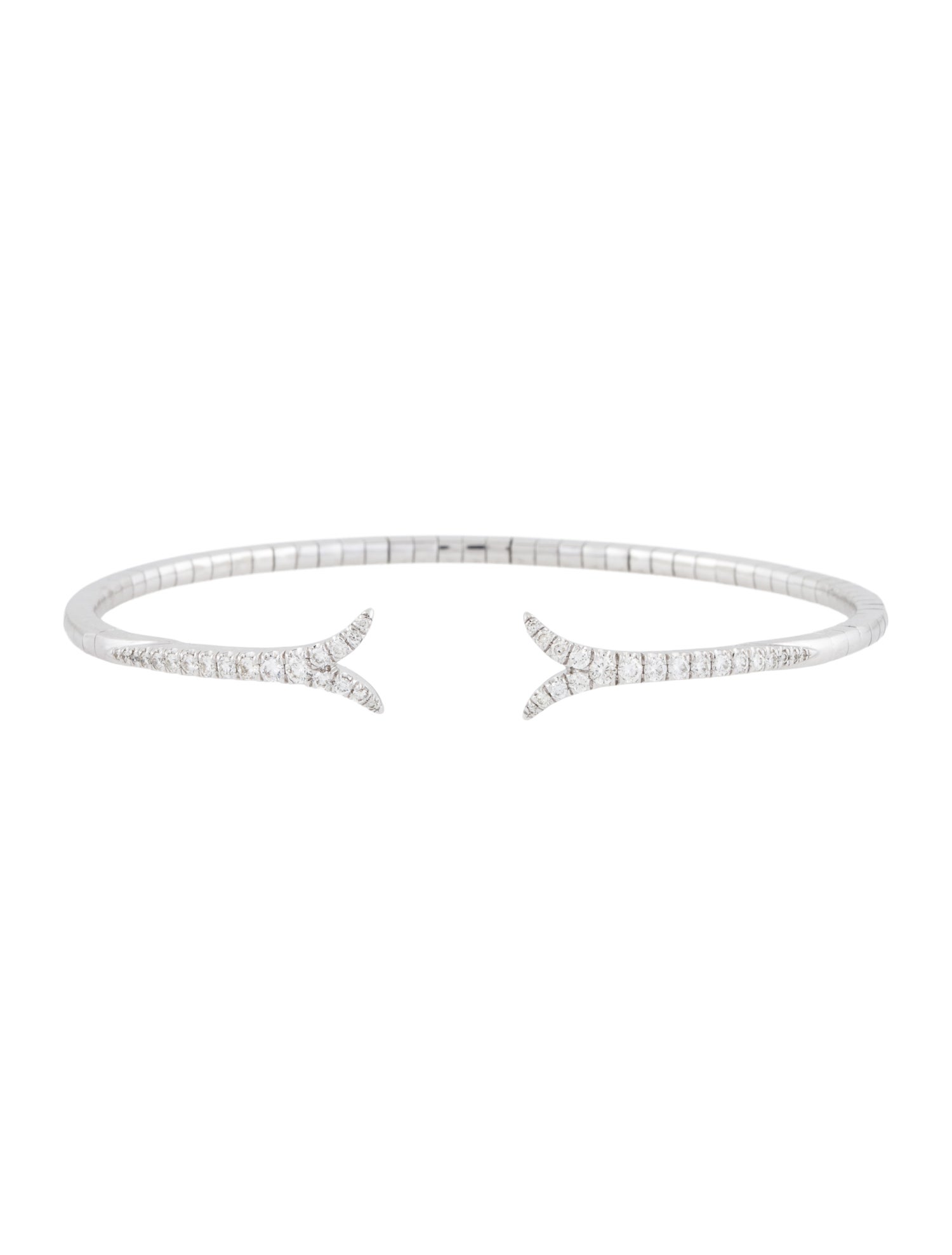 Gabriel & Co. 14K Diamond Split Bangle Bracelet