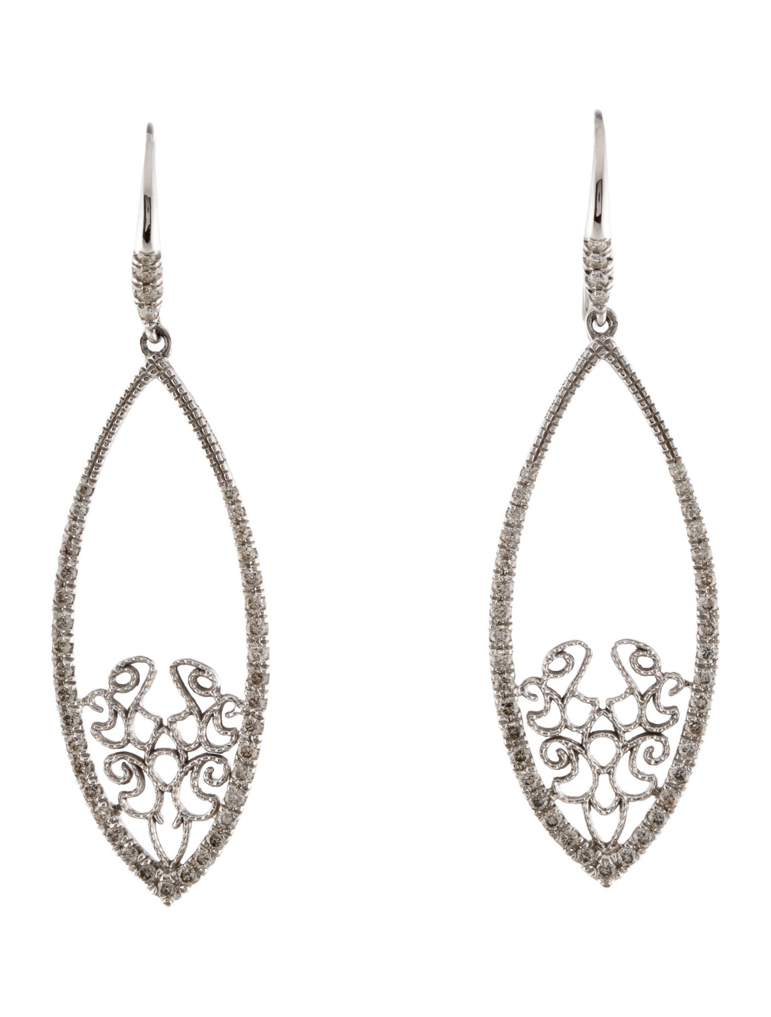Gabriel & Co. 14K Diamond Drop Earrings