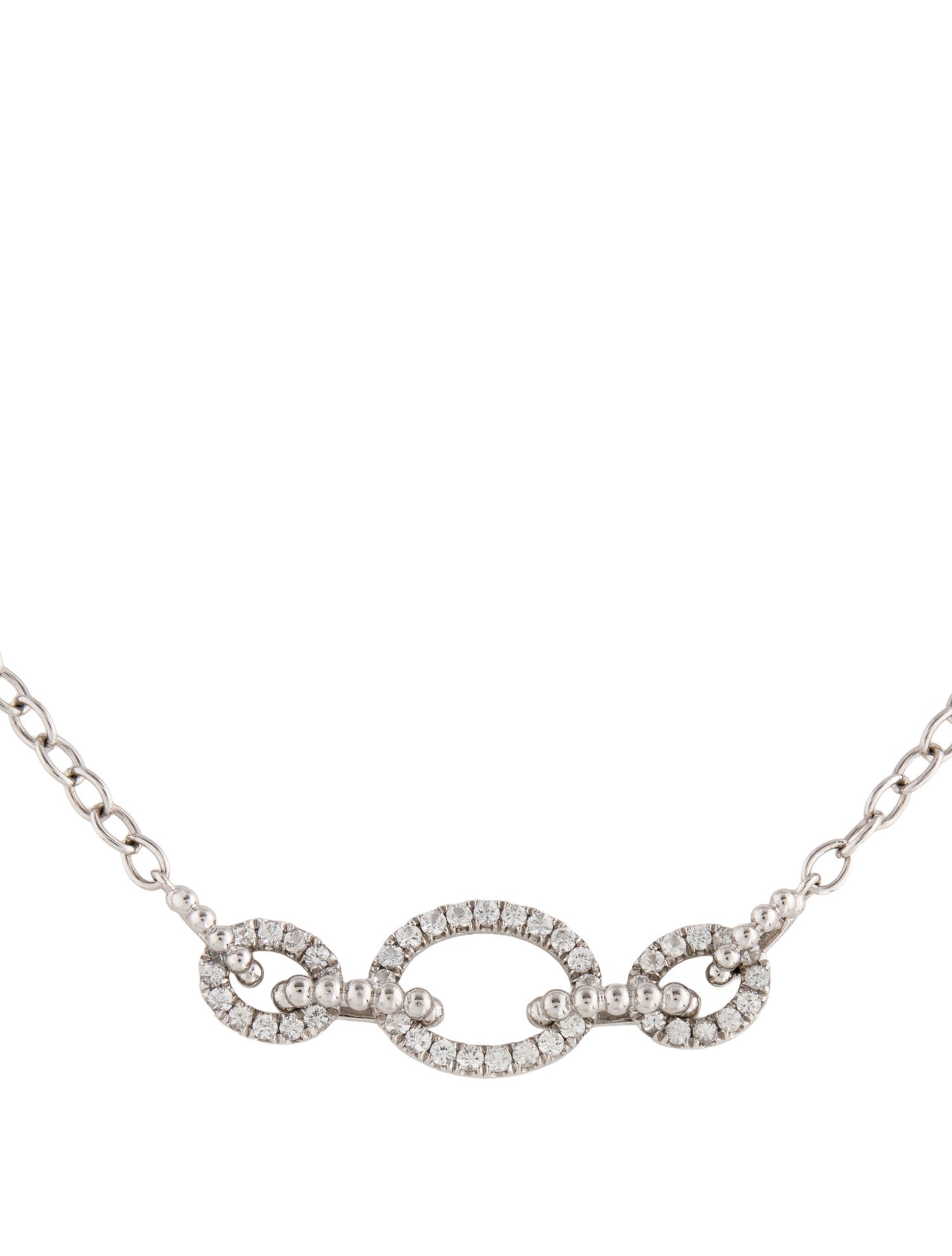 Gabriel & Co. Sapphire Bujukan Link Chain Collar Necklace
