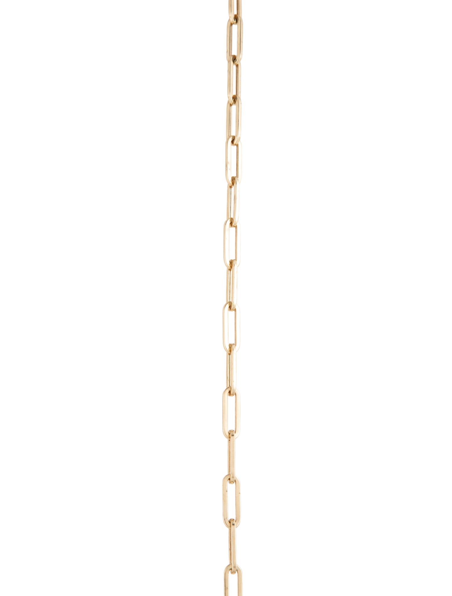 Gabriel & Co. 14K Opera-Length Paper-Clip Chain Necklace
