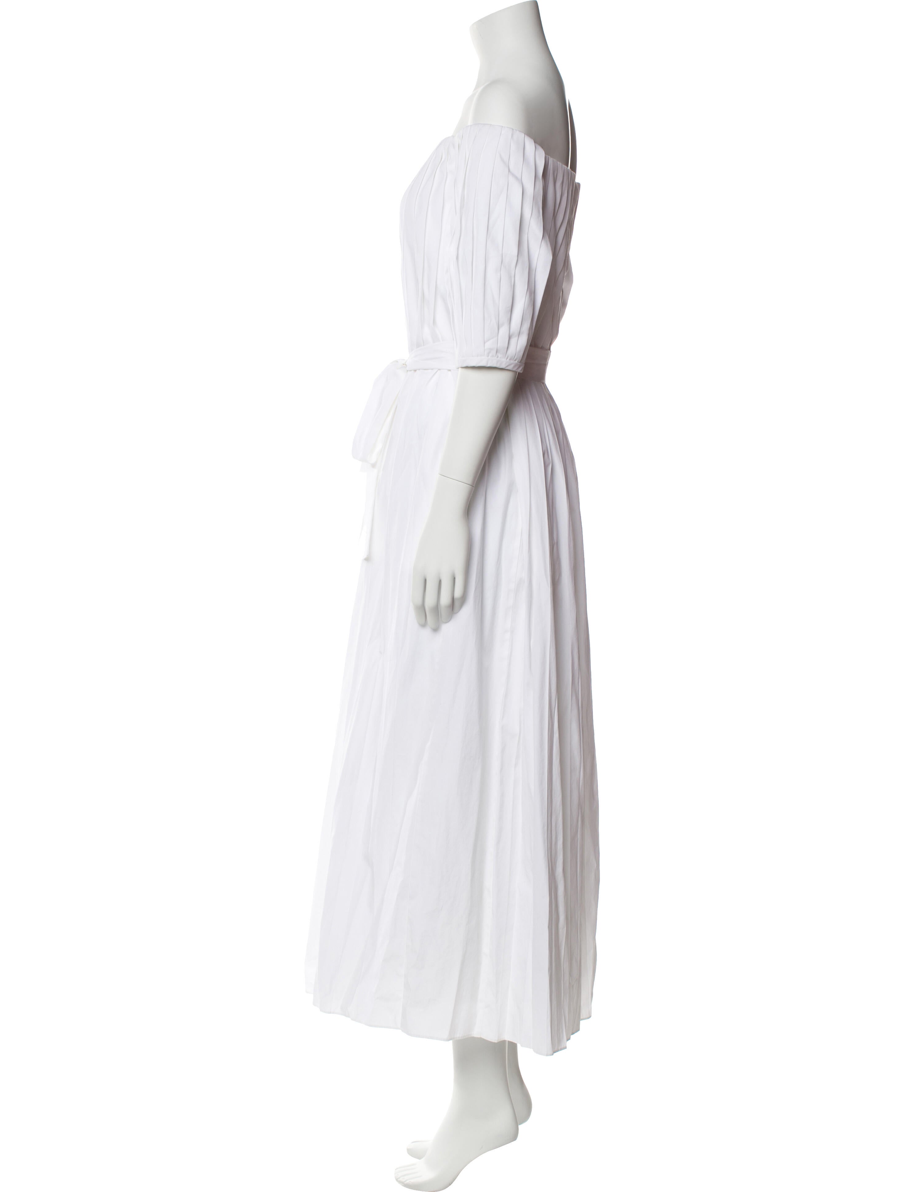 Gabriela Hearst Off-The-Shoulder Long Dress