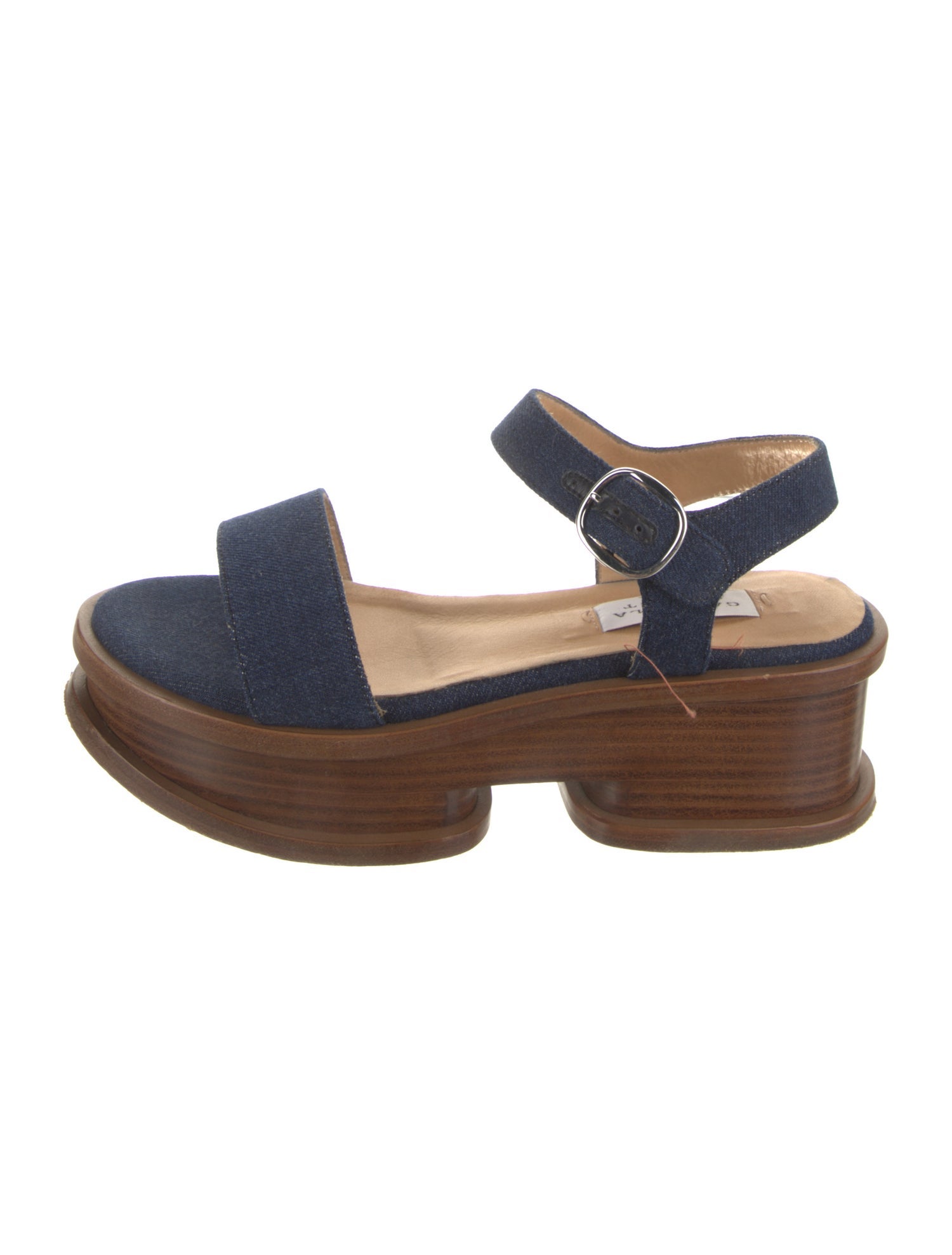 Gabriela Hearst Denim Slingback Sandals Blue Sandals, Shoes