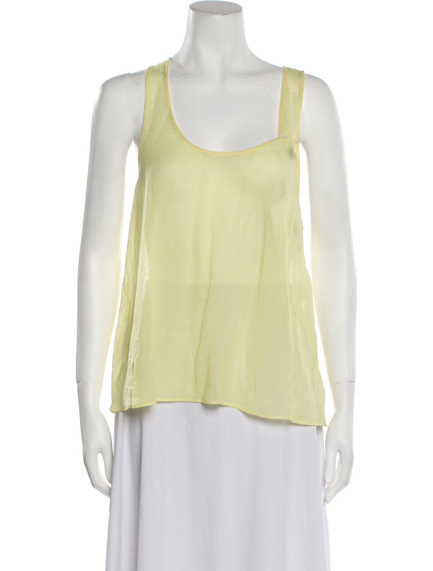 Gabriela Hearst Cashmere Scoop Neck Top