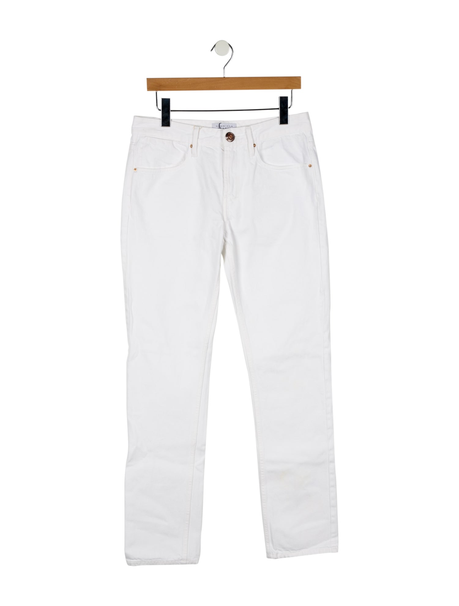 Gabriela Hearst Mid-Rise Straight Leg Jeans