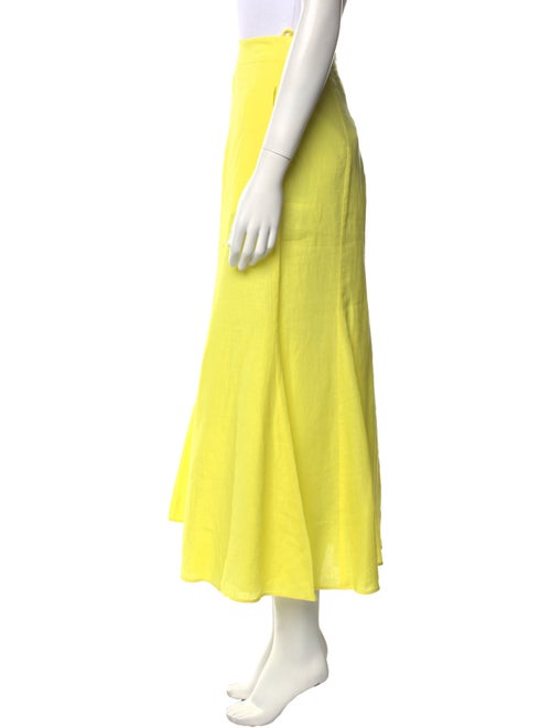 Gabriela Hearst Linen Midi Length Skirt