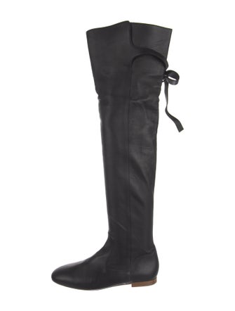 Gabriela Hearst Leather Lace-Up Boots