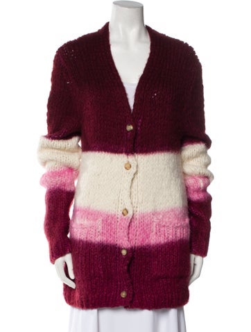 Gabriela Hearst Knitwear Cashmere Colorblock Pattern Sweater L