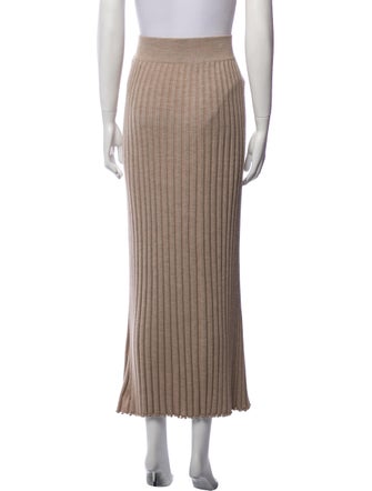 Gabriela Hearst Cashmere Midi Length Skirt