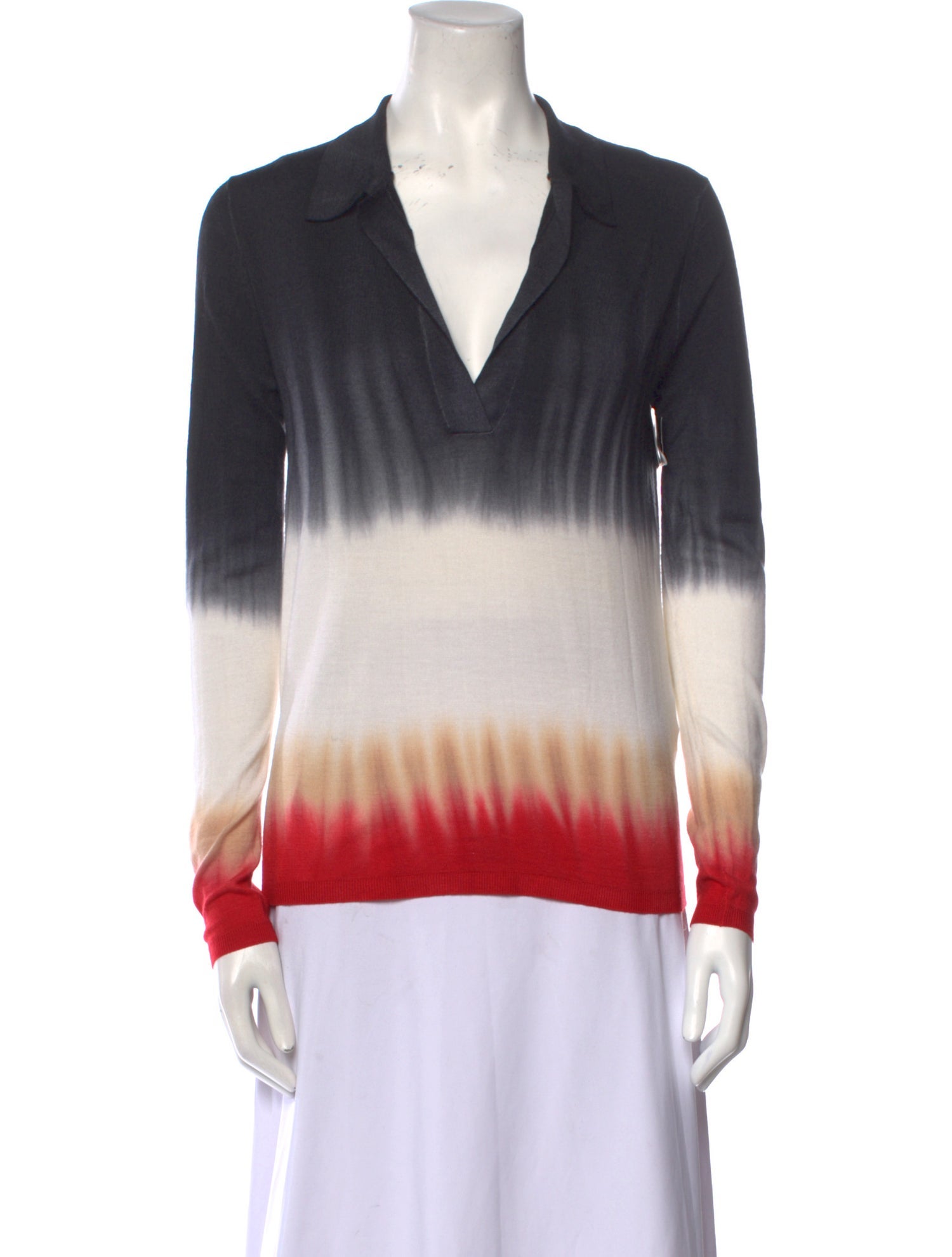Gabriela Hearst Cashmere Tie-Dye Print Sweater w/ Tags