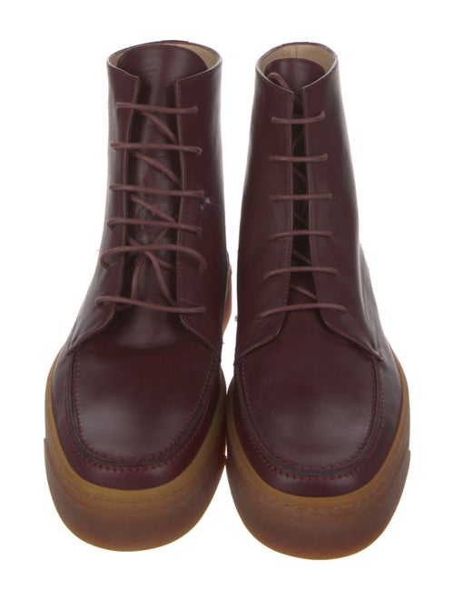 Gabriela Hearst Leather Lace-Up Boots