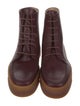 Gabriela Hearst Leather Lace-Up Boots