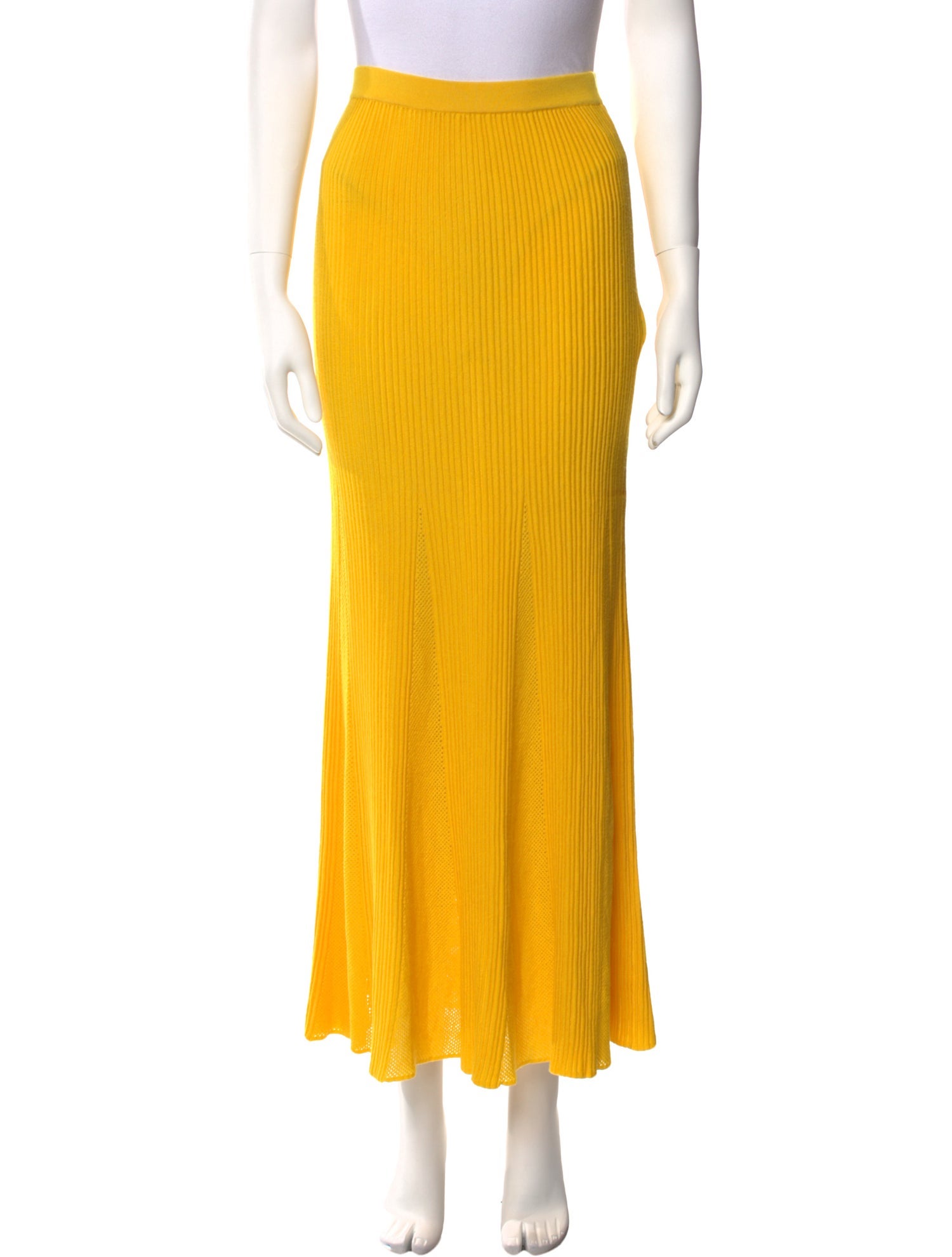 Gabriela Hearst Wool Midi Length Skirt