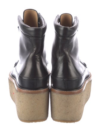 Gabriela Hearst Leather Lace-Up Boots