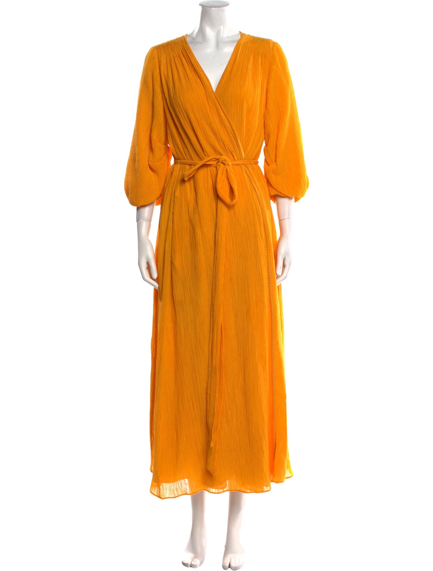 Gabriela Hearst V-Neck Long Dress