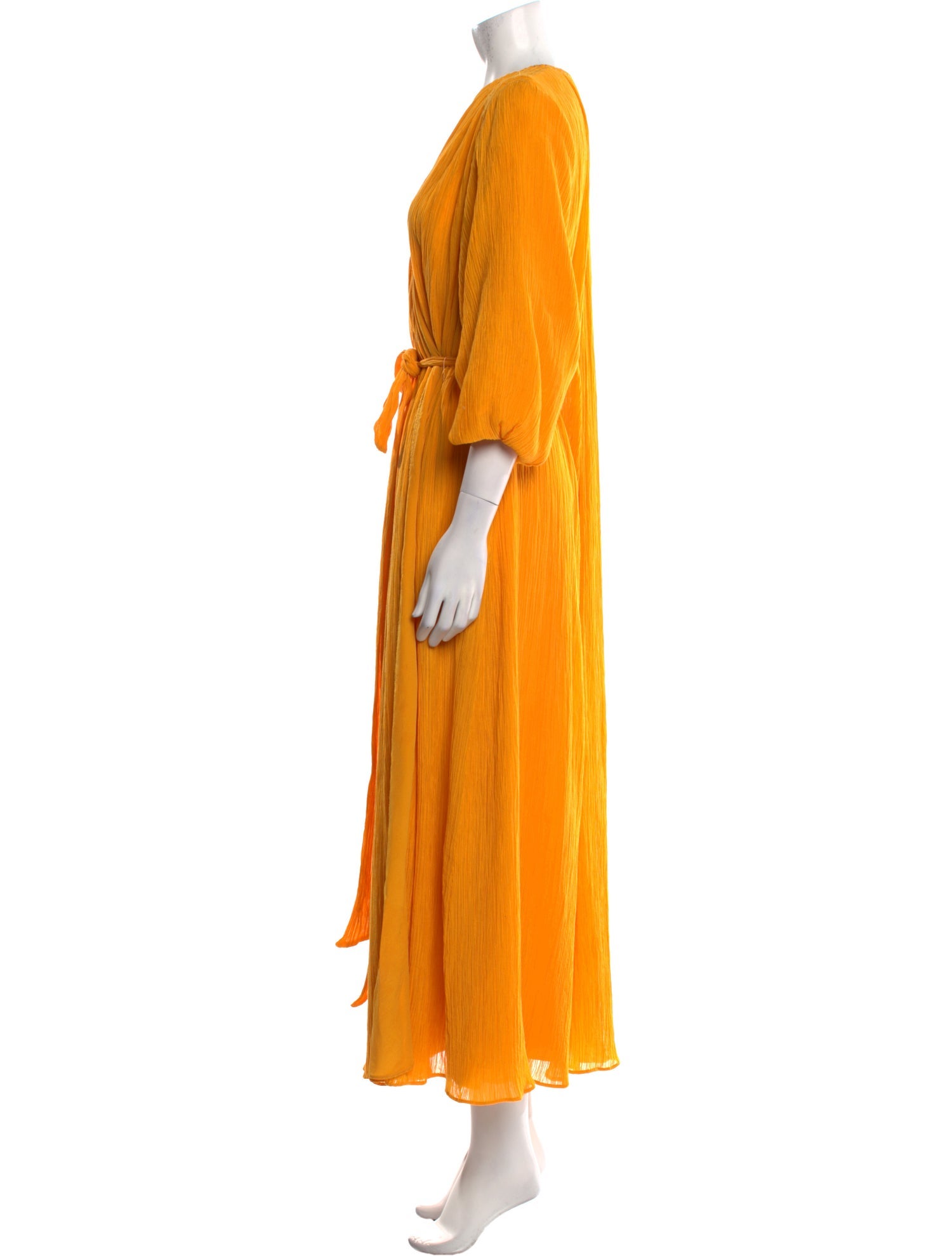 Gabriela Hearst V-Neck Long Dress