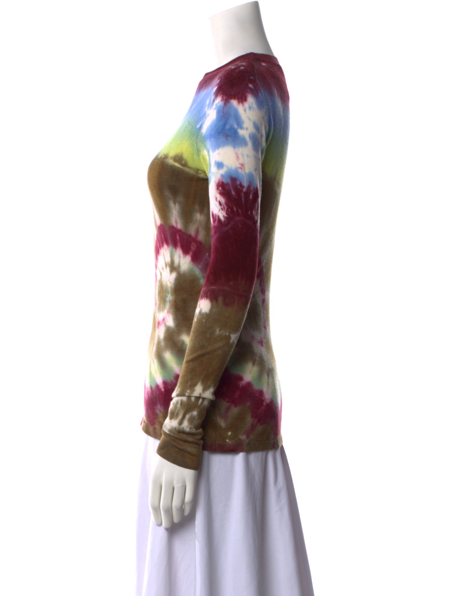 Gabriela Hearst Cashmere Tie-Dye Print Sweater