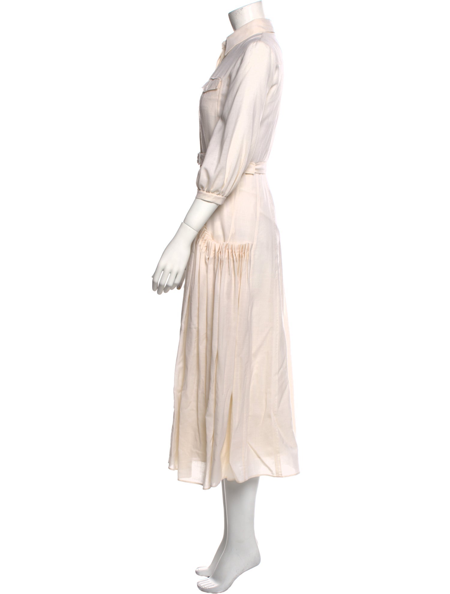 Gabriela Hearst Virgin Wool Long Dress