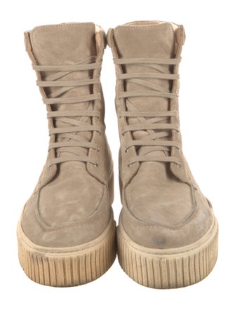 Gabriela Hearst Suede Lace-Up Boots