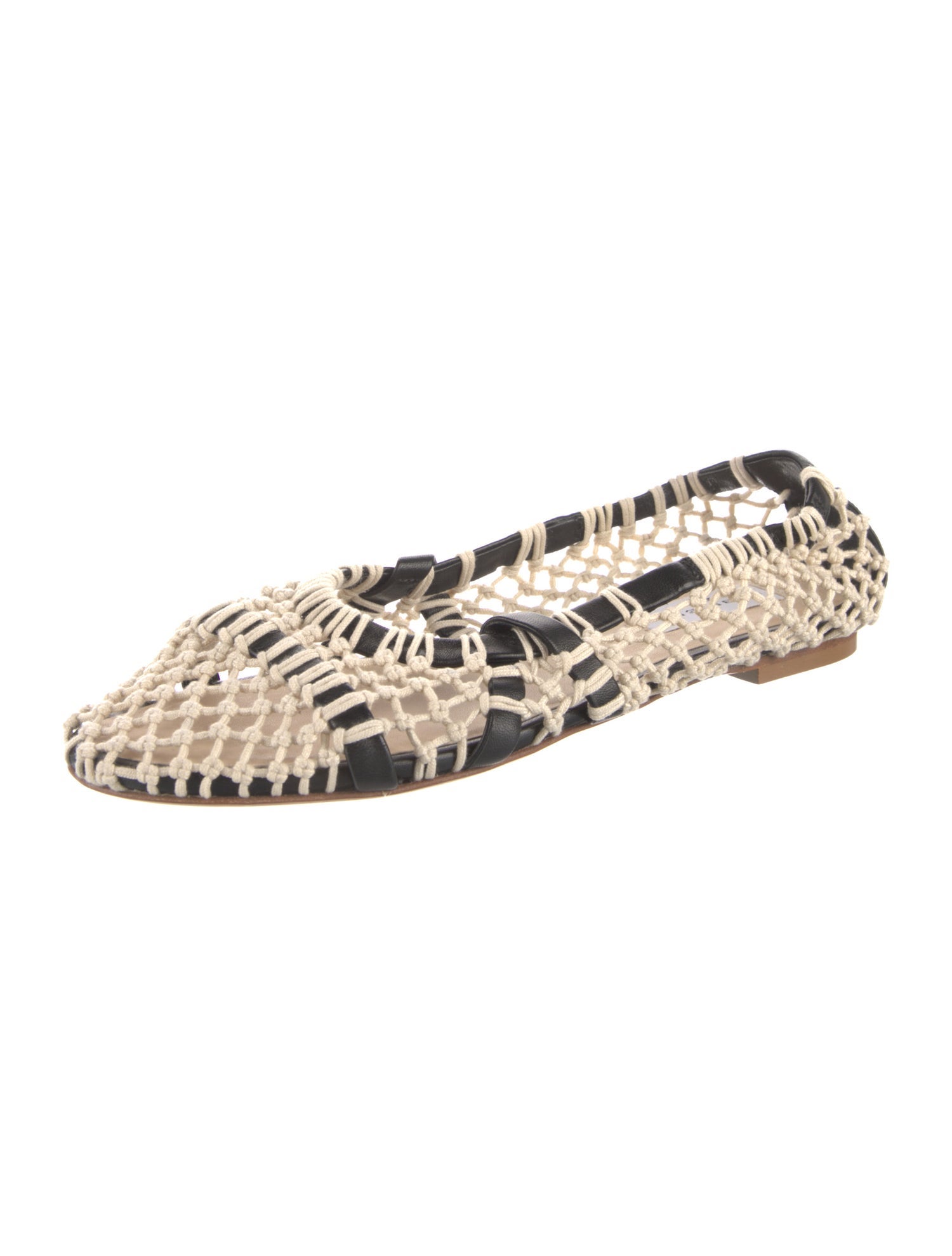 Gabriela Hearst Colorblock Pattern Ballet Flats