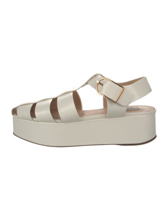 Gabriela Hearst Leather Slingback Sandals