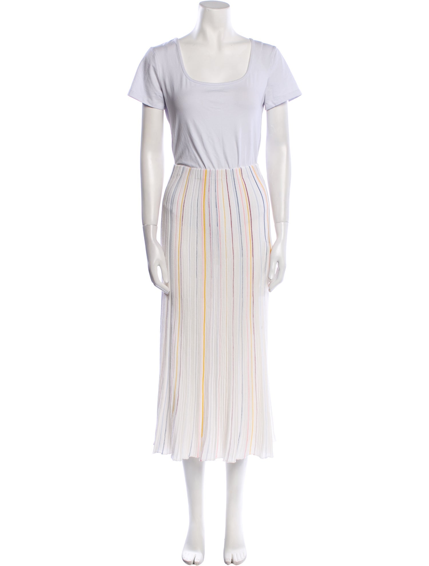 Gabriela Hearst Merino Wool Striped Skirt Set w/ Tags