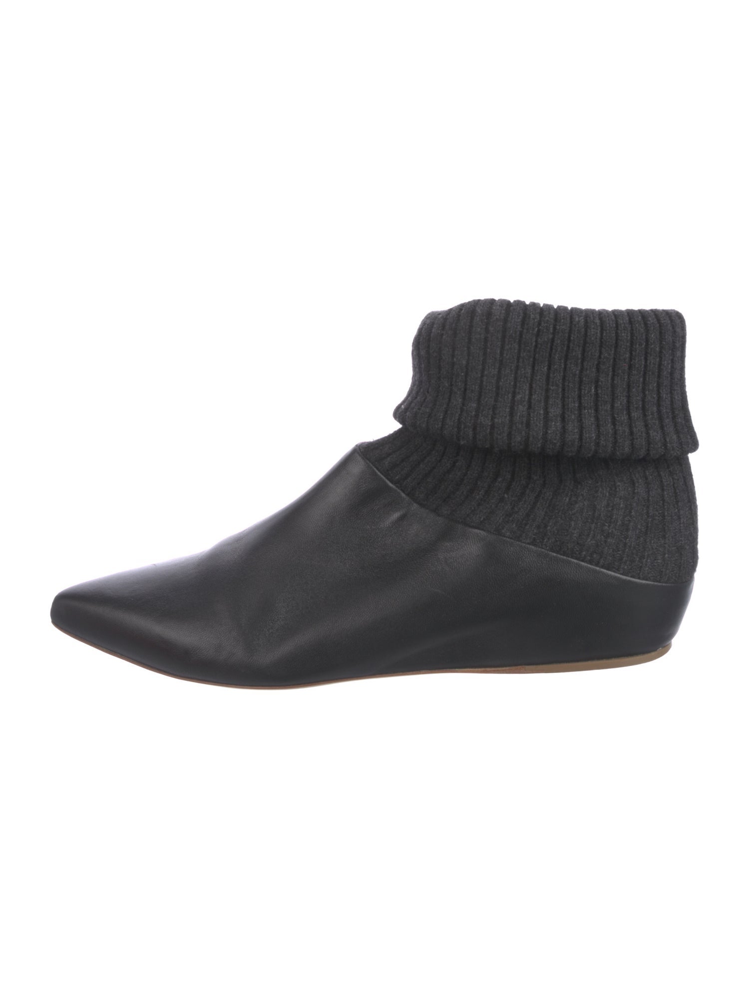 Gabriela Hearst Leather Sock Boots