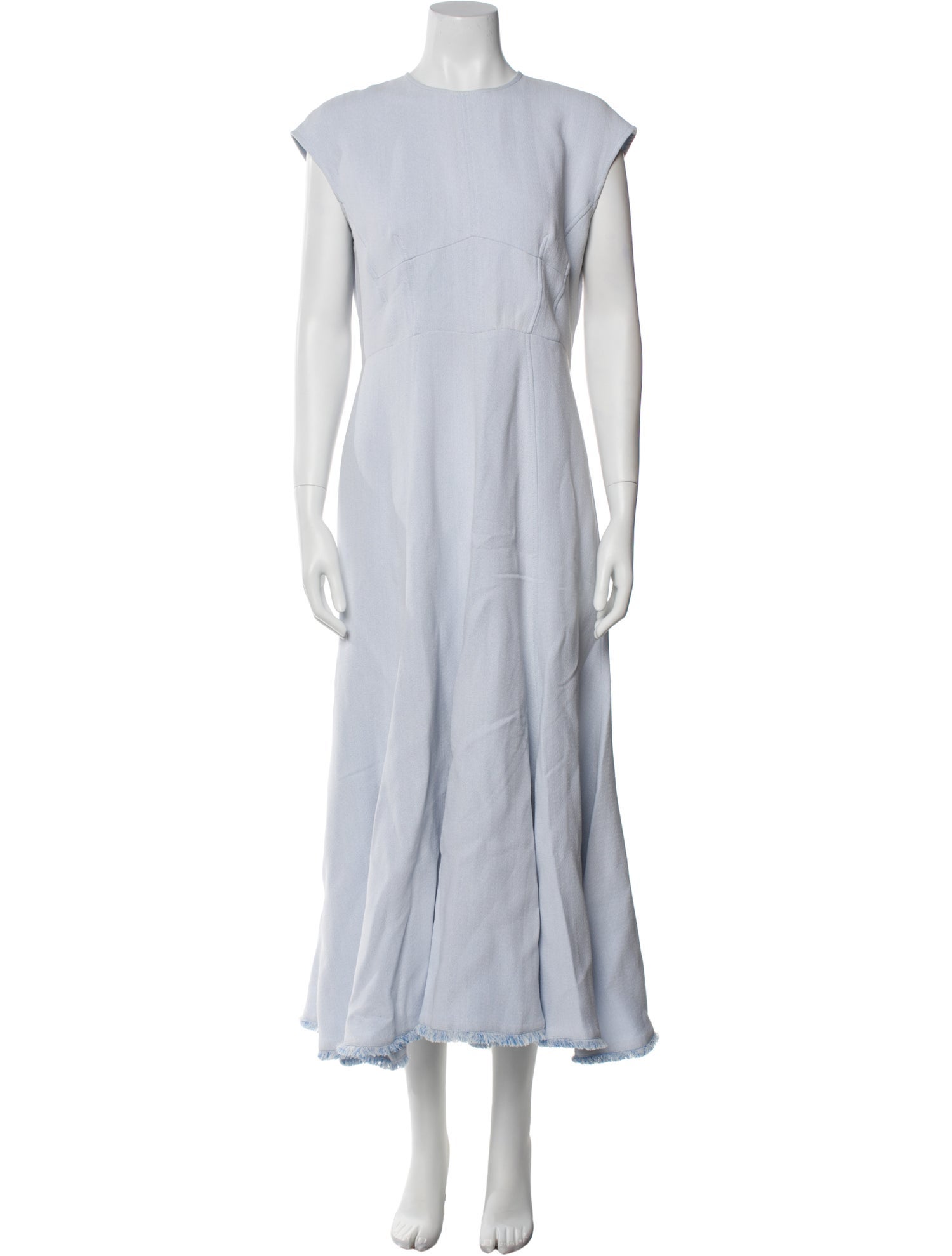 Gabriela Hearst Crew Neck Long Dress