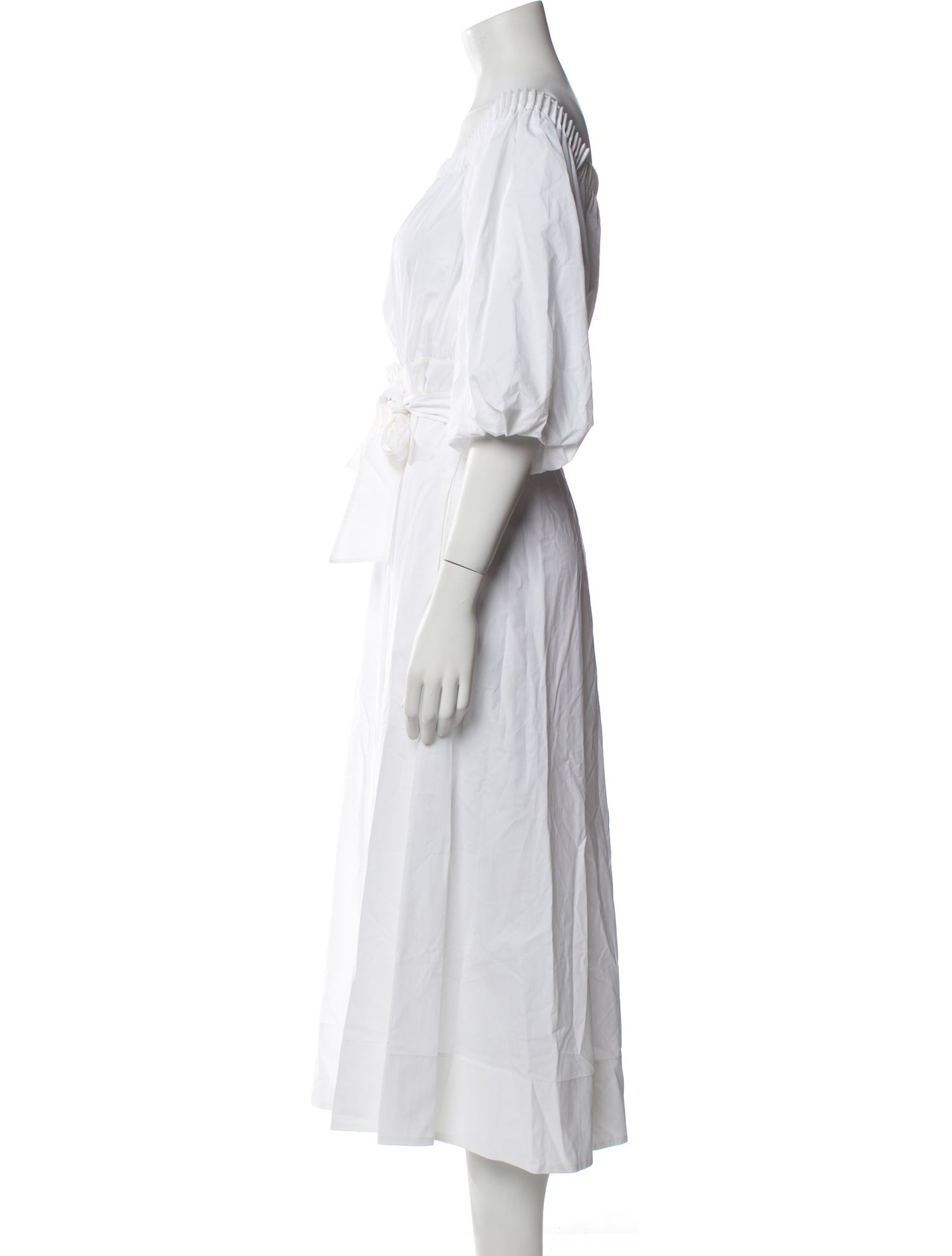 Gabriela Hearst Off-The-Shoulder Long Dress