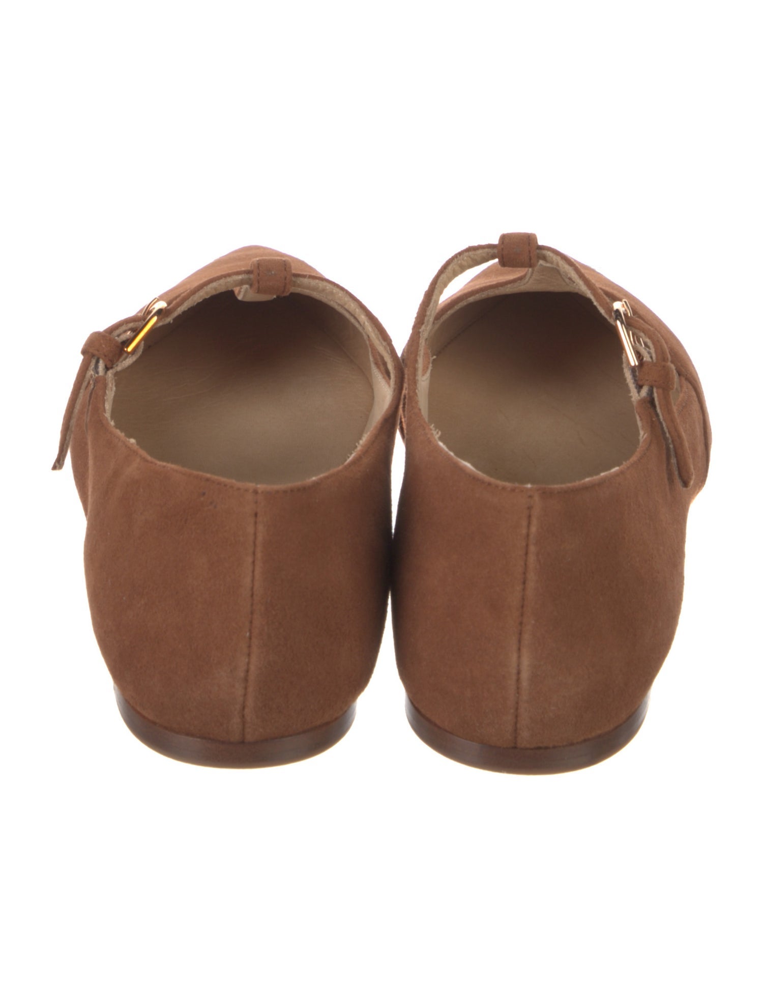 Gabriela Hearst Suede Mary Jane Flats