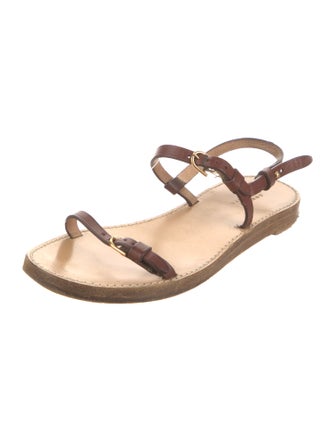 Gabriela Hearst Leather Slingback Sandals