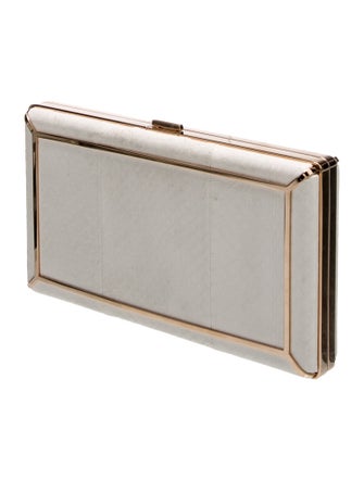 Gabriela Hearst Snakeskin Minaudière