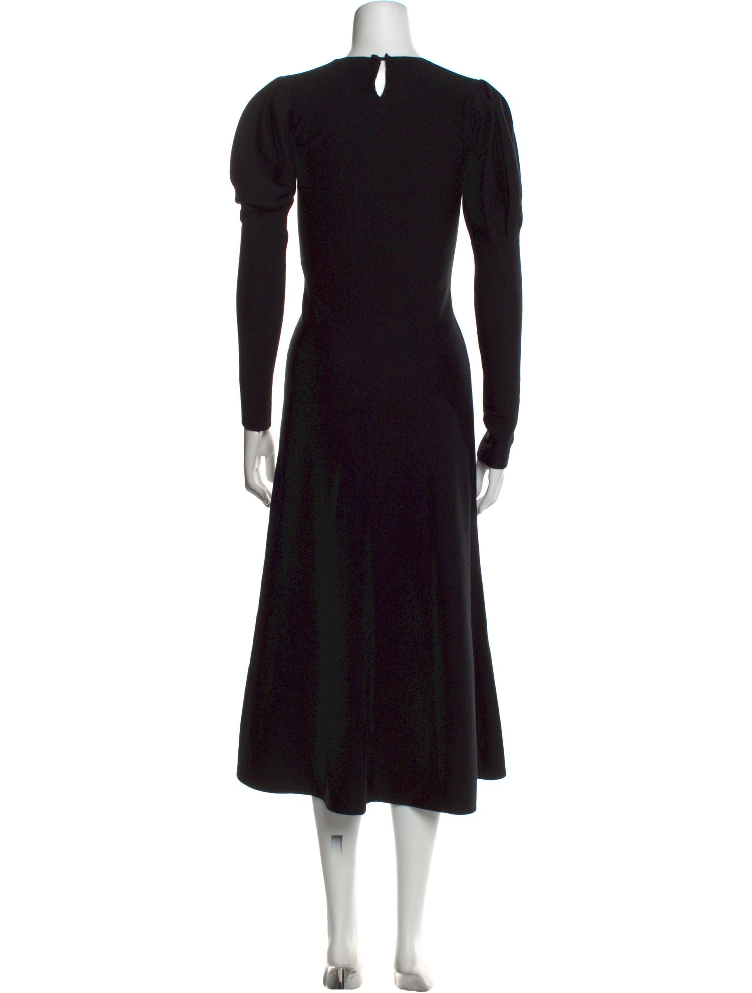 Gabriela Hearst Crew Neck Midi Length Dress