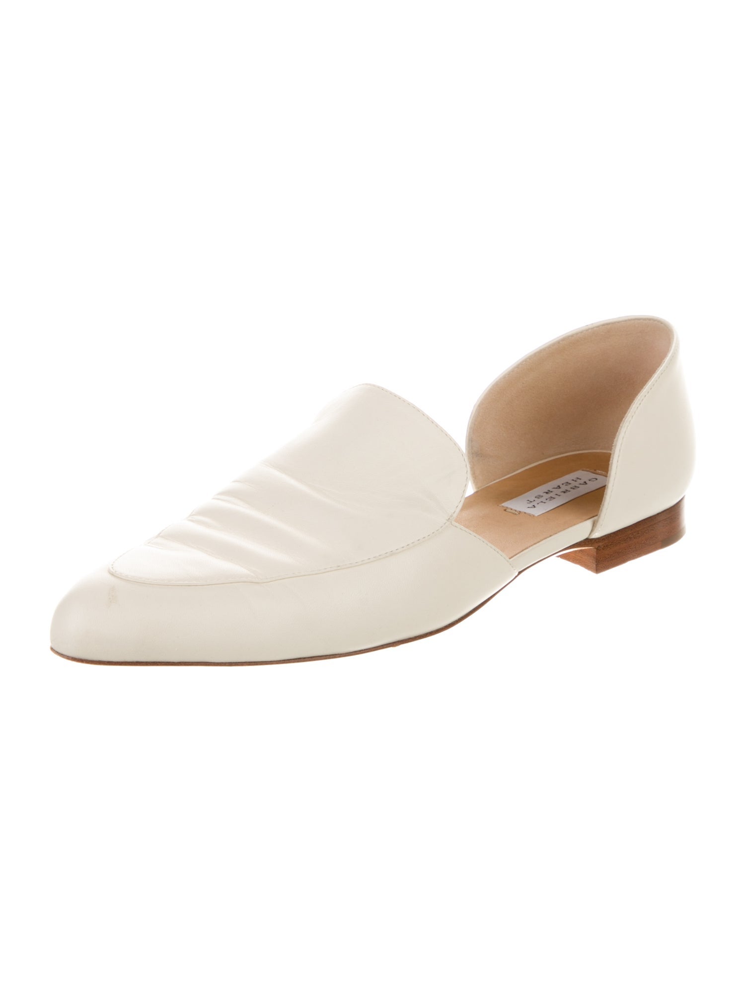 Gabriela Hearst Leather D'Orsay Flats
