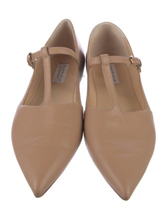 Gabriela Hearst Leather Mary Jane Flats