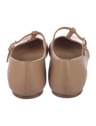 Gabriela Hearst Leather Mary Jane Flats