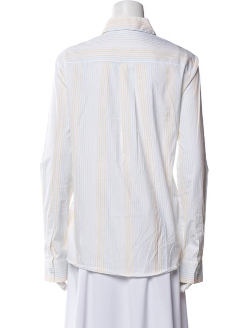 Gabriela Hearst Long Sleeve Button-Up Top