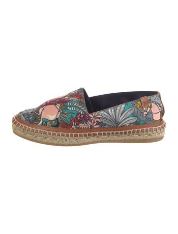 Gabriela Hearst Flats Satin Floral Print Espadrilles IT 36 | 6