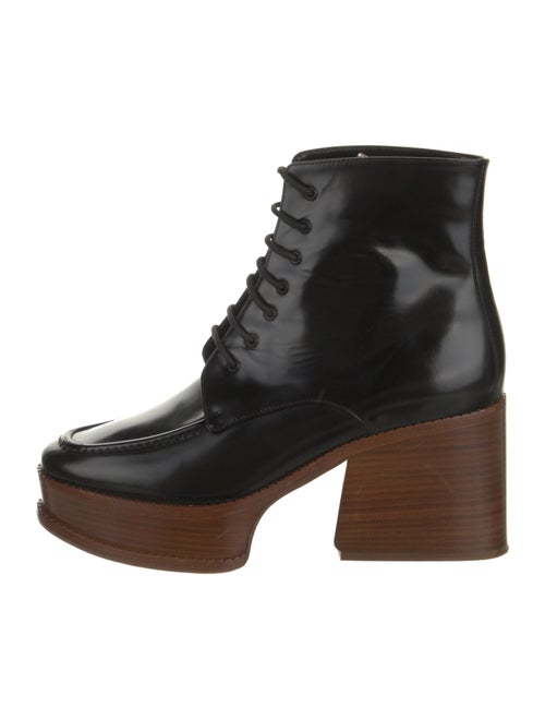 Gabriela Hearst Leather Lace-Up Boots