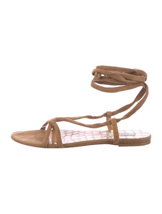 Gabriela Hearst Suede Gladiator Sandals