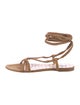 Gabriela Hearst Suede Gladiator Sandals