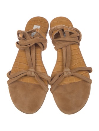 Gabriela Hearst Suede Gladiator Sandals
